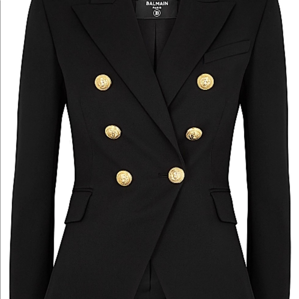 Authentic Balmain Classic Fitted Double-Breasted … - image 2